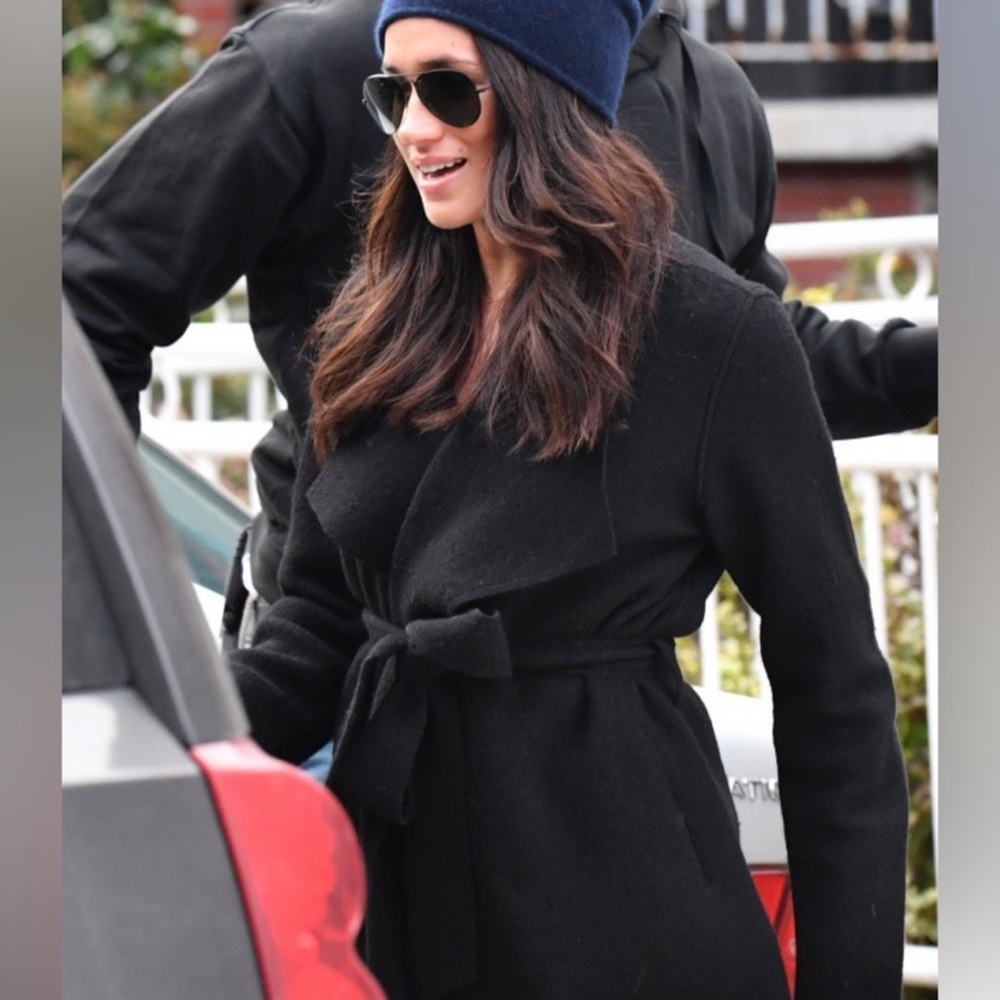 Women's Long Wool Wrap Coat